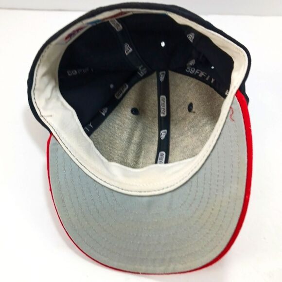 Vintage New Era Hickory Crawdads Fitted Ballcap 7 Men Minor Baseball Pro Line.. - Picture 8 of 9